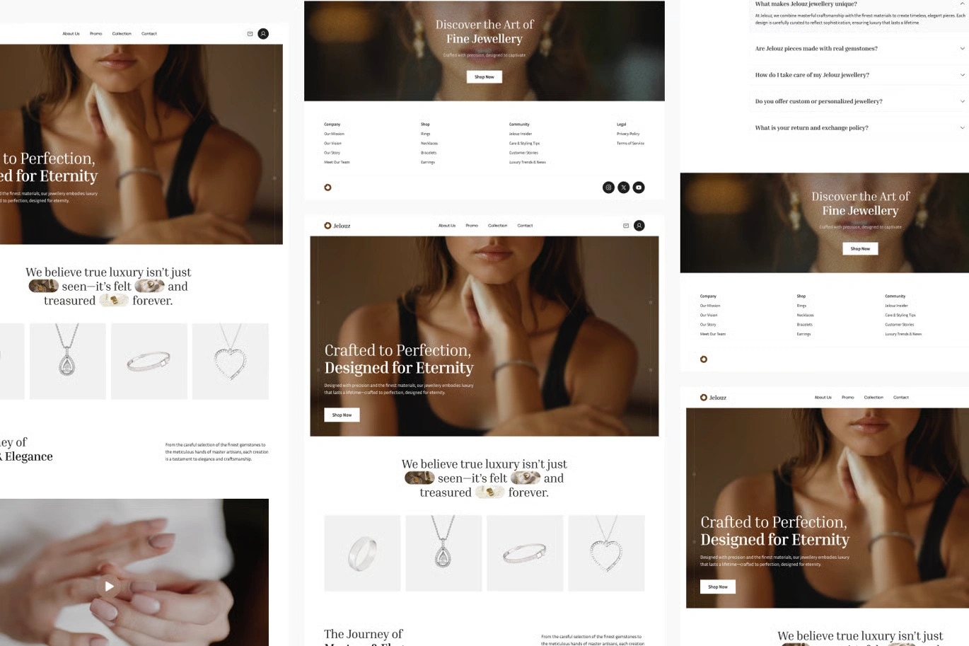 Custom website development project built with responsive and scalable design principles